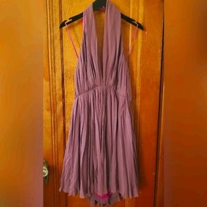 Halston Heritage | Pleated Halter Dress